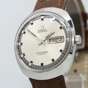 **NEAR MINT** Vintage OMEGA Seamaster COSMIC TOOL.107 Automatic Silver Dial Mens - Picture 1 of 13