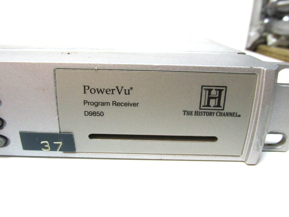 Receptor de TV por satélite Cisco Scientific Atlanta PowerVu D9850 canal de historia Foto 1 de 4