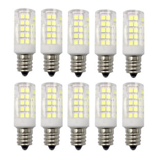 10pcs E12 Candelabra LED Light bulb C7 5W AC DC 12V 64-2835SMD Garden Light H