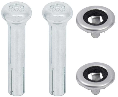 OER Chrome Door Lock Knob Set For 1971-1972 Impala Bonneville Firebird Catalina - Image 1 of 3