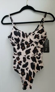 Swimsuit Leopard Print Beach Molly New with Tags Size S - Picture 1 of 7