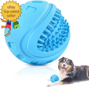 Indestructible Squeaky Dog Balls Dog Toys for Aggressive Chewers Large Medium - Picture 1 of 7