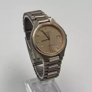 Certina DS EOL 113 Titanium quartz analog men`s watch president bracelet 34mm - Picture 1 of 7