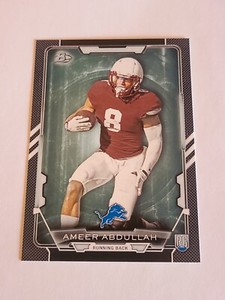 2015 Ameer Abdullah #33 SP Black Parallel Rookie Rc Bowman Football