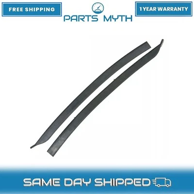 New 1/4 Quarter Window Weatherstrips Seals Pair Set For 68-72 Buick Chevrolet - Image 1 of 3