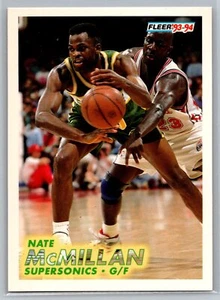 Nate McMillan 1993-94 Fleer BASKETBALL #201 Seattle SuperSonics - Picture 1 of 2