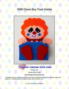 Soporte Clown BoyTreat - Patrón o kit de lona de plástico - Imagen 1 de 1