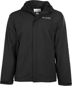 Chaqueta con capucha negra grande impermeable Columbia Redwood Peak EXS para hombre - Imagen 1 de 3