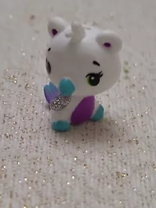 HATCHIMALS COLLEGGTIBLES MINI FIGURE WHITE PURPLE BEARKEET BEARAKEET - Picture 1 of 3
