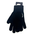  Nike Swoosh Knit Gloves Size L/XL Black/White Style NWGA6-001 A3
