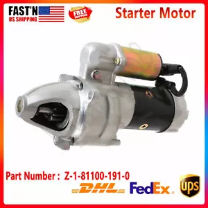FOR ISUZU Excavator Z-1-81100-191-0 Starter Motor Z1811001910 - Foto 1 di 2