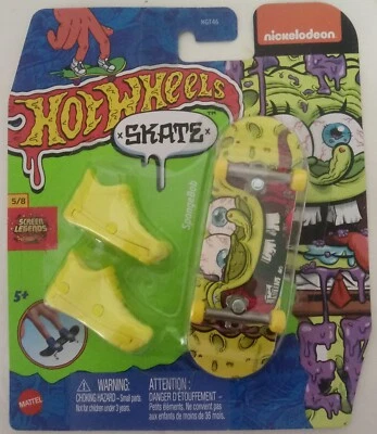 Hot Wheels Skate Screen Legends Nickelodeon SpongeBob SquarePants Fingerboard - Image 1 of 2