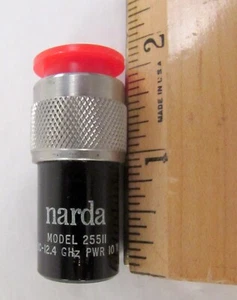 NEW Narda 459AS739 Coaxial Adapter Model 25511 N-type Male Plug DC-12.4GHz 10W - Picture 1 of 2