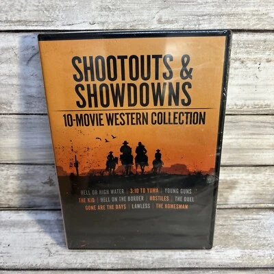 SHOOTOUTS & SHOWDOWNS 10-Movie Western Collection DVD NEW Ships FREE Foto 1 de 4
