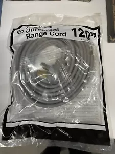 Range Oven Electric Power Cord 3 Prong Wire 50 Amp 10' Foot Heavy Duty - Picture 1 of 1