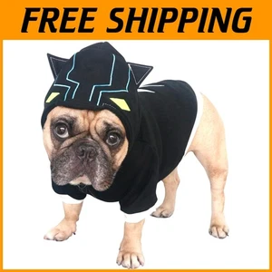 Stylish Black Panther Dog Hoodie for English Bulldogs, Pugs - Picture 1 of 7