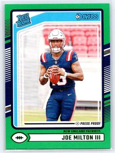 2024 Donruss #319 Joe Milton III Press Proof Green - Picture 1 of 2