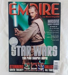 ⚔Empire Magazine 122 August 1999 UK STAR WARS Cover #1 Qui-Gon Jinn Liam Neeson - Picture 1 of 9