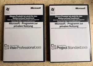 Microsoft Office Visio Professional 2003 & Project Standard 2003 – CD-Boxen - Bild 1 von 3