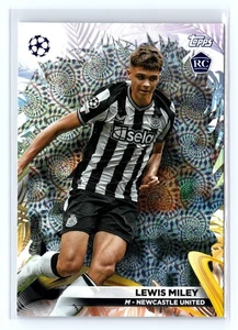 2023-24 Topps UEFA Champions League Carnaval Edition Lewis Miley #9 Newcastle U - Picture 1 of 2