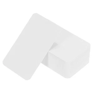 100Pcs Blank Paper Business Cards 3.5" x 2" Small Index Flash Cards Note White - Picture 1 of 7