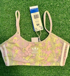 NWT Adidas Bra Top Originals Snake HT5961 Size Women's XS Brand New With Tags - Picture 1 of 5