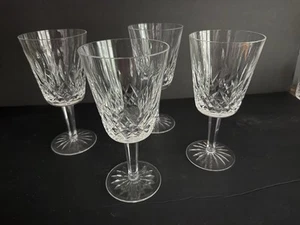 Lote de cuatro copas de vino de agua Waterford LISMORE excelente - Imagen 1 de 4