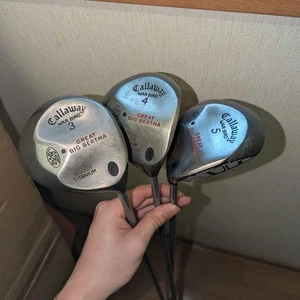 Callaway Big Bertha Fairway Wood 3Piece Set Titanium Warbird Grip - Picture 1 of 5