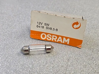 NUEVO ORIGINAL OSRAM PORSCHE 928 5 VATIOS MATRÍCULA BOMBILLA Foto 1 de 2