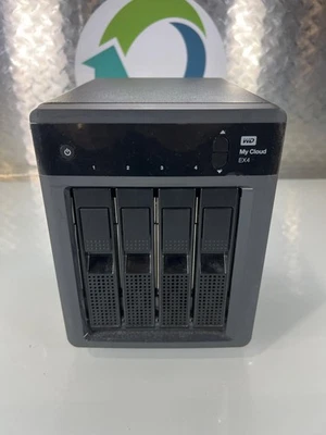 WD My Cloud EX4 Personal Cloud Storage WDBWWD0160KBK-40 NO Pwr Adapter - Image 1 of 3