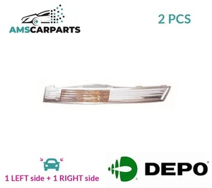 INDICATOR LIGHT BLINKER LAMP PAIR FRONT BUMPER LOWER 441-1623R-UE-C LORO 2PCS - Picture 1 of 5