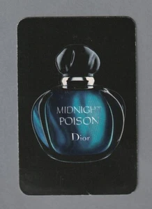 Carte publicitaire liquatouch advertising card- Midnight Poison Christian Dior - Imagen 1 de 1