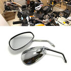 Chrome Motorcycle Rearview Mirrors 10mm for Suzuki GS1100G GS1000 GS850G GS750