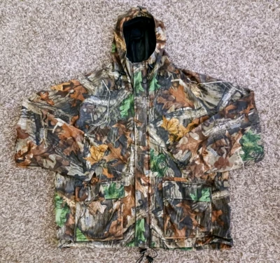 Redhead Camo Advantage Timber Hunting Jacket Full Zip/Snaps Lined Hooded  Sz 2XL - Image 1 of 4