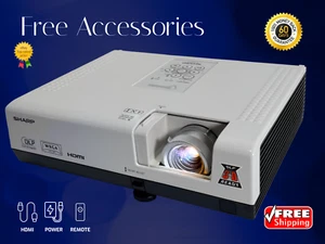 3000 ANSI DLP Projector 3D Ready for Fake Window Smart Home w/Remote - Picture 1 of 12