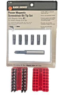 32 pieces  T15 1/4 Hex Screw Bit   + 1 Enkay 3030 + Black & Decker - Image 1 of 4