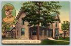 La Clede MO Boyhood Home of Gen John J Pershing Postcard La Clede County