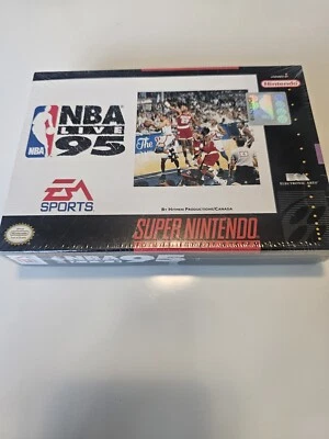 NBA Live 95 (Super Nintendo Entertainment System, 1995) New Sealed - Image 1 of 4