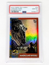 2013 Topps 75th Anniversary Rainbow Foil #99 Jurassic Park PSA 10