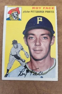 1954 Topps Set-Break # 87 Roy Face Excelente +++ - Imagen 1 de 5