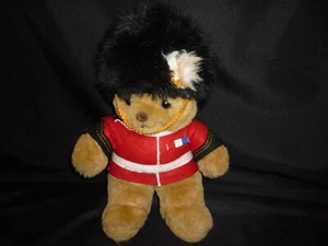 Queens Guard 12" Teddy Plush Bear Vintage Stuffed Animal Vintage Made in England - Picture 1 of 7