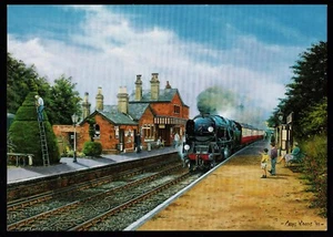 Bodmin At Ropley Railway Station Hampshire Chris Woods Postcard - Picture 1 of 2