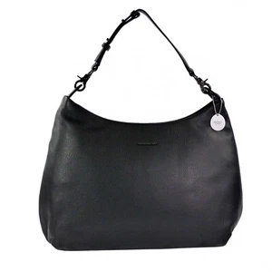 Mandarina Duck Mellow Leather Shoulder Slouchy Black - Picture 1 of 6