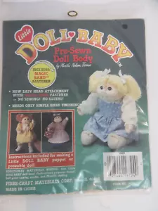 Bambola artigianale in fibra bambino pre cucita corpo bambola tessuto 3099 - Foto 1 di 2