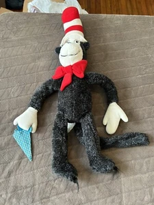 Vintage The Cat in The Hat By Dr Seuss 25 Plush Stuffed Animal 1983 By Coleco - Picture 1 of 7