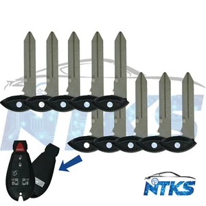 10 New Emergency Key Insert Uncut Blade Y159 Replacement for Dodge Chrysler Jeep - Bild 1 von 5