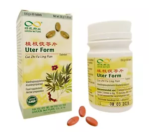 Gui Zhi Fu Ling Pian - Uter Form - Autentica Formula a base di erbe MTC - 60 compresse - Foto 1 di 2