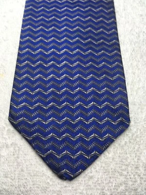 ALFANI MENS TIE BLUE WITH GRAY 3.75 X 58 - Image 1 of 4