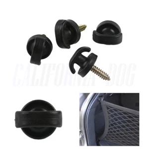 QTY4 Car Rear NET TIE DOWN HOOK RING LOOP HANGING ACCESSORIES - Picture 1 of 6