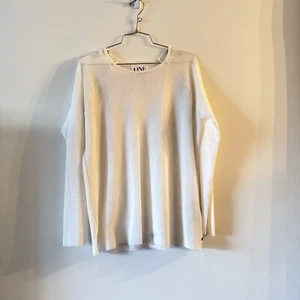 One Teaspoon Mesh Top Women's Small Logo Sheer Long Sleeve - Picture 1 of 9